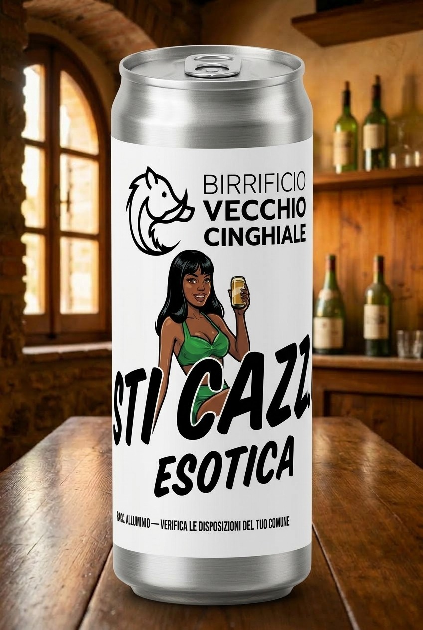 Sti Cazzi — Esotica — DDH IPA 33cl, Birrificio Vecchio Cinghiale
