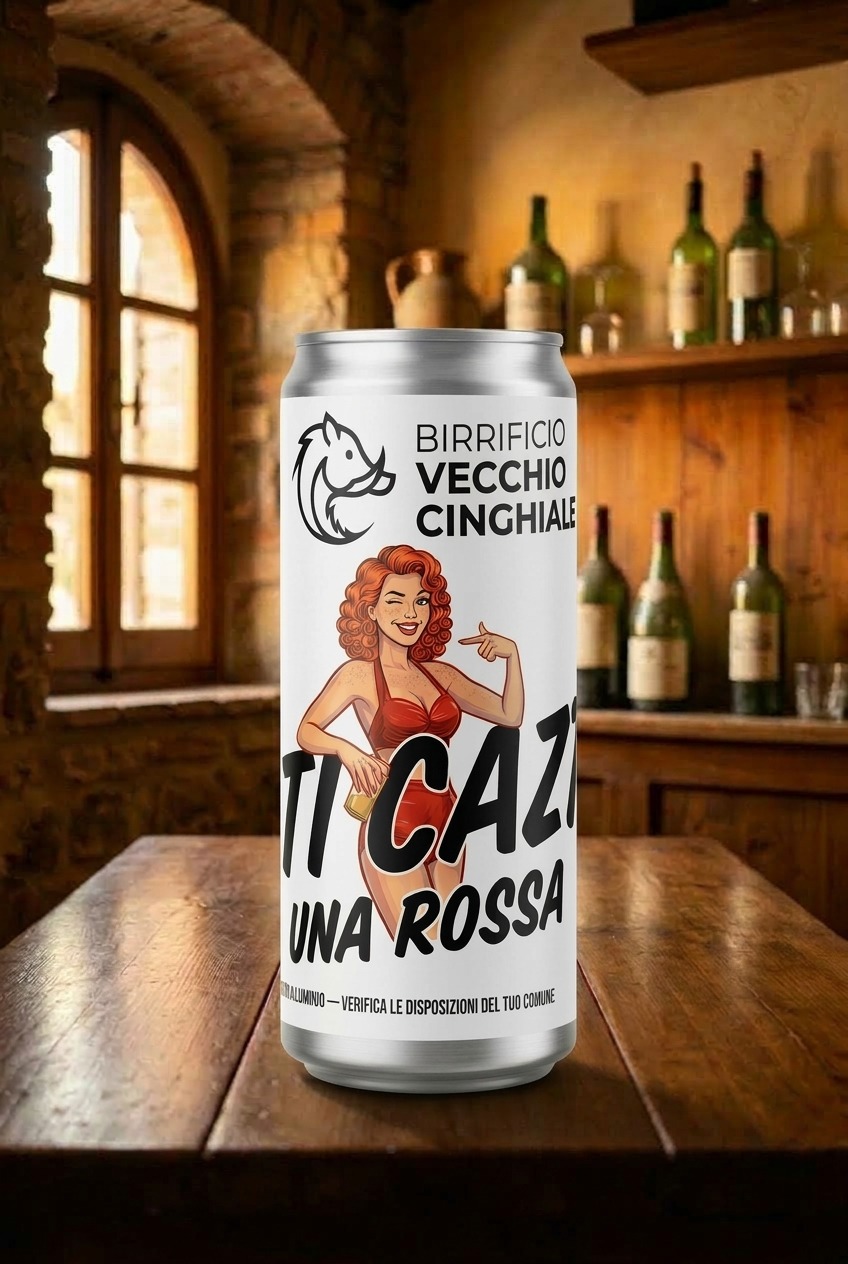 Sti Cazzi — Una Rossa — Dark Strong Belgian Ale, Birrificio Vecchio Cinghiale